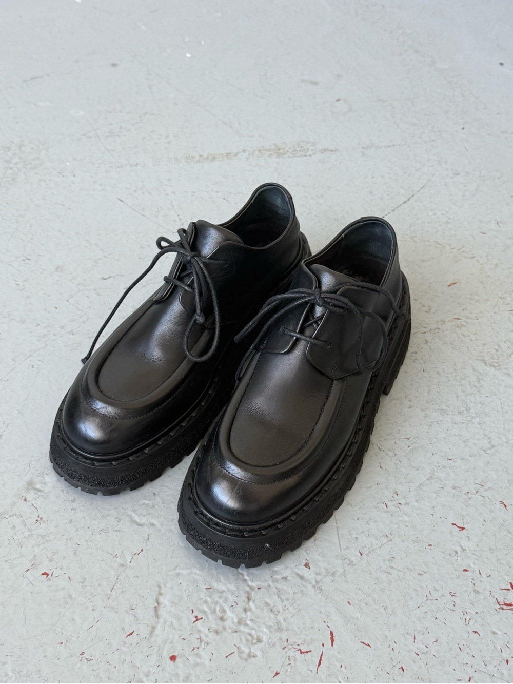 Marsell Black Platform Lace-Up Shoes - Picture 5 of 7
